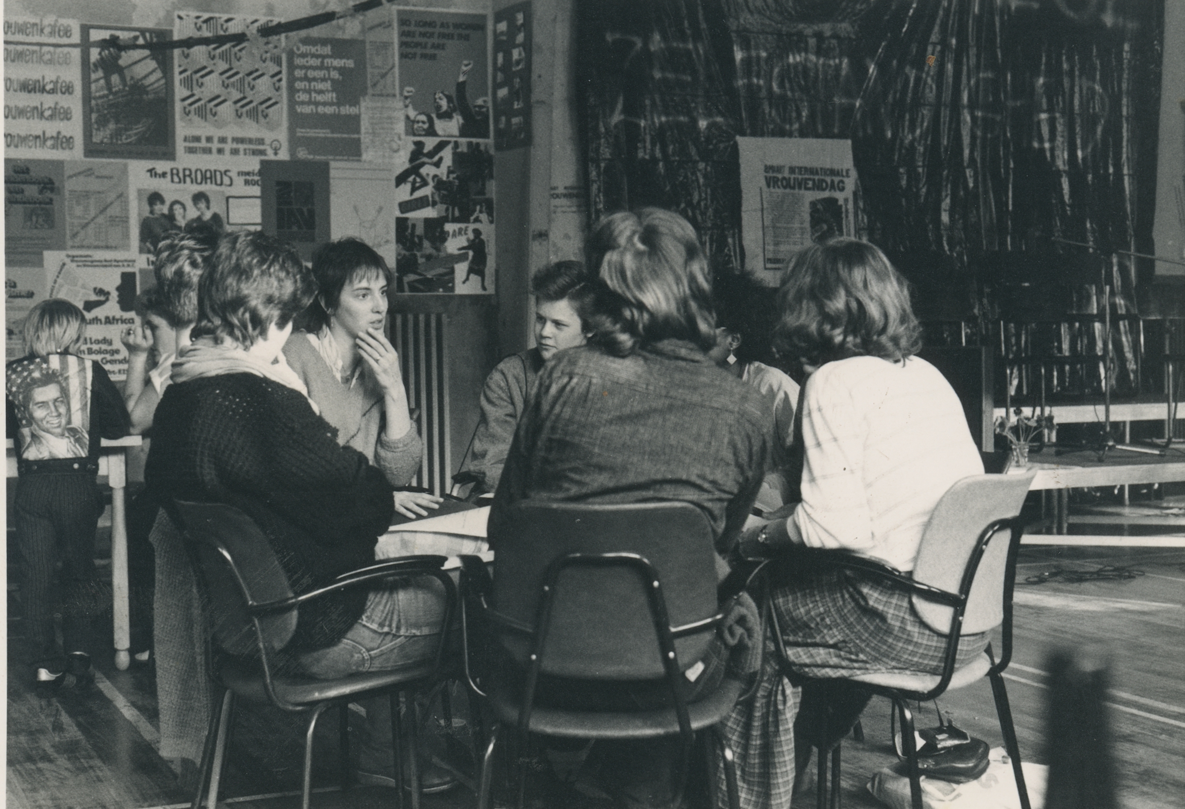 Vrouwencentrum. Internationale vrouwendag op 8 maart 1984. Fotograaf: Feniks / Vrouwencentrum, collectie Regionaal Archief Tilburg.