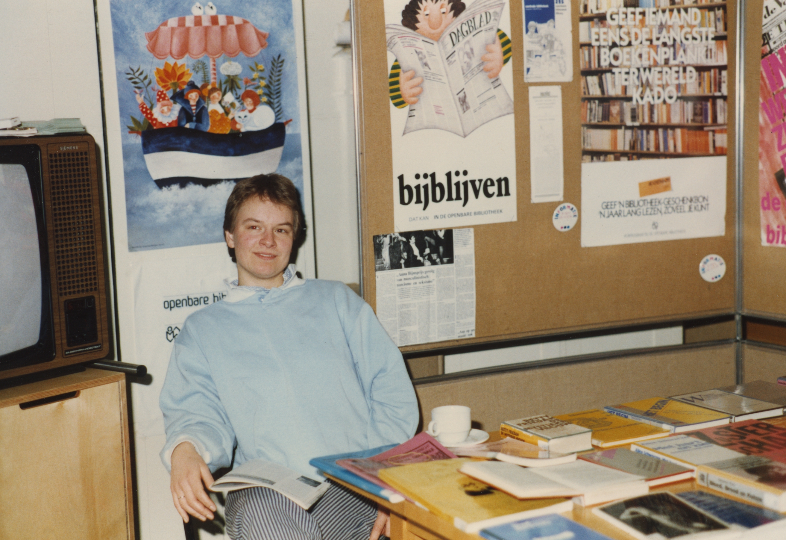 Informatiebijeenkomst in het Vrouwencentrum. Fotograaf; Feniks / Vrouwencentrum, collectie Regionaal Archief Tilburg.