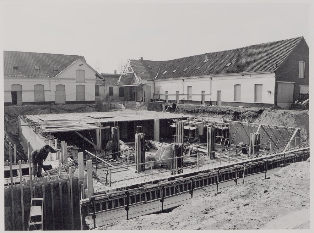 Bouw van het archiefdepot, foto Ton van Horsen