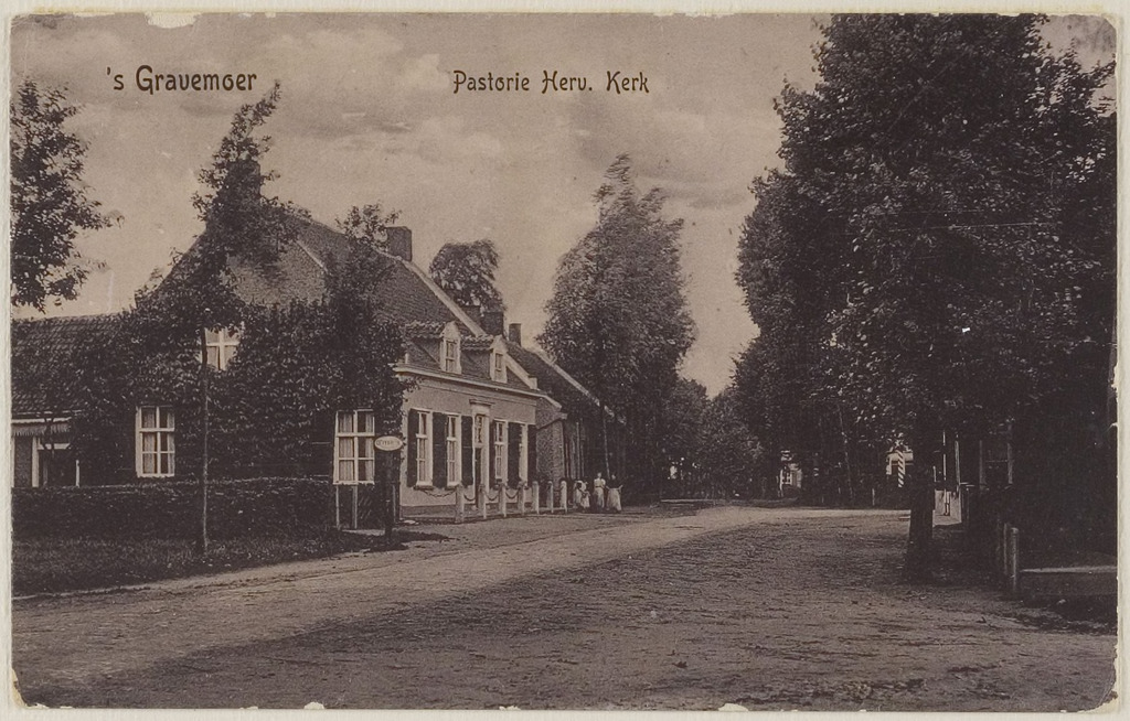 Pastorie Hervormde Gemeente 's Gravenmoer in 1908