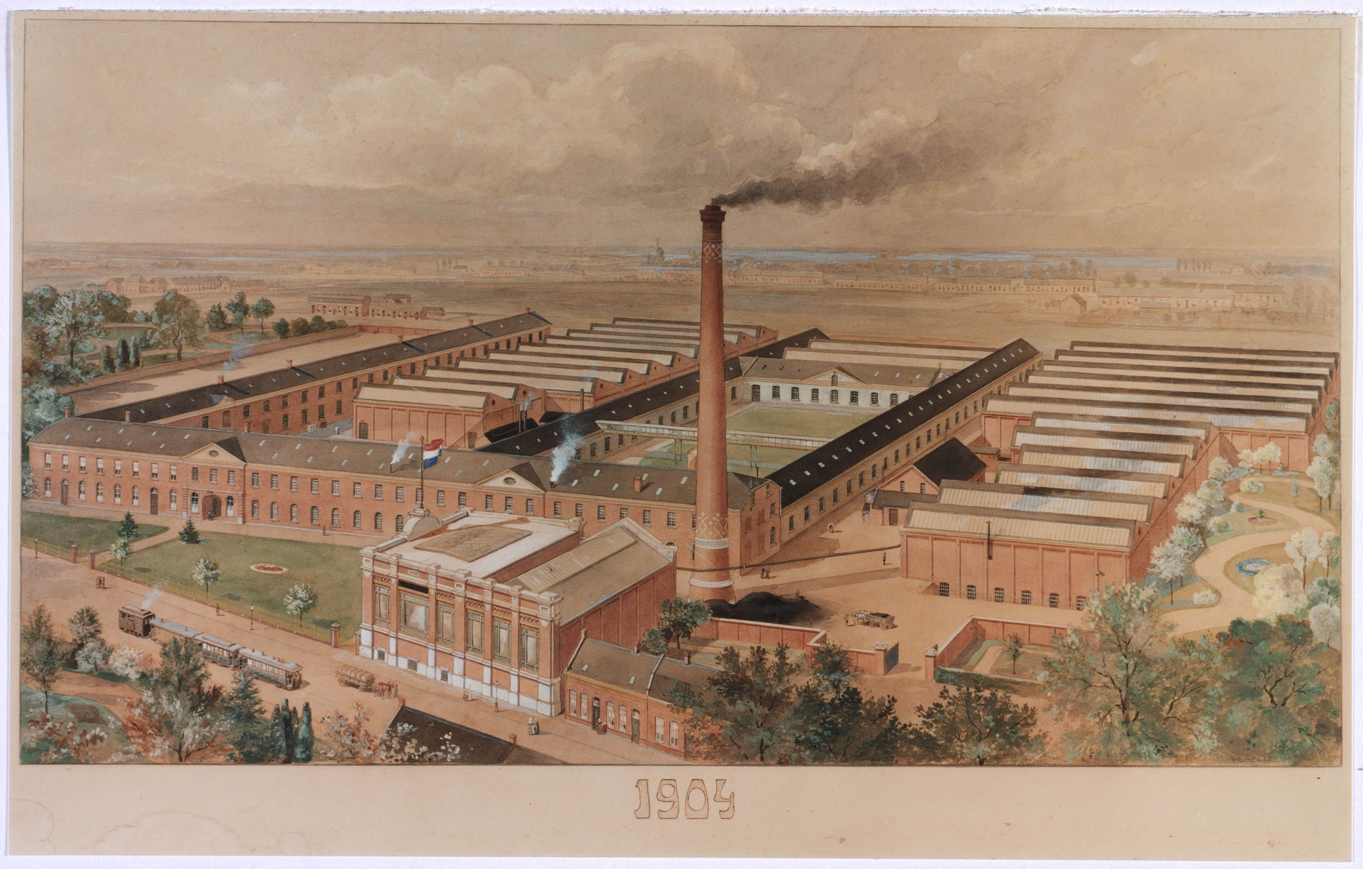 BeKa wollenstoffenfabriek 1904