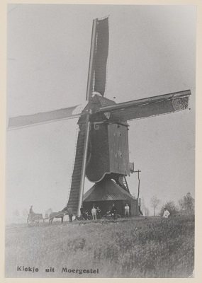 De oude standaardmolen te Moergestel 1900