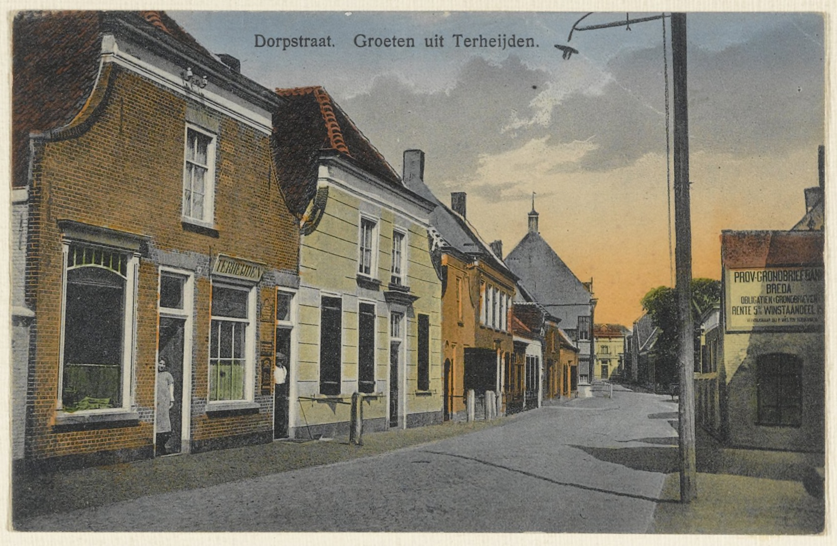 Dorpstraat Terheijden 1935 - collectie Regionaal Archief Tilburg