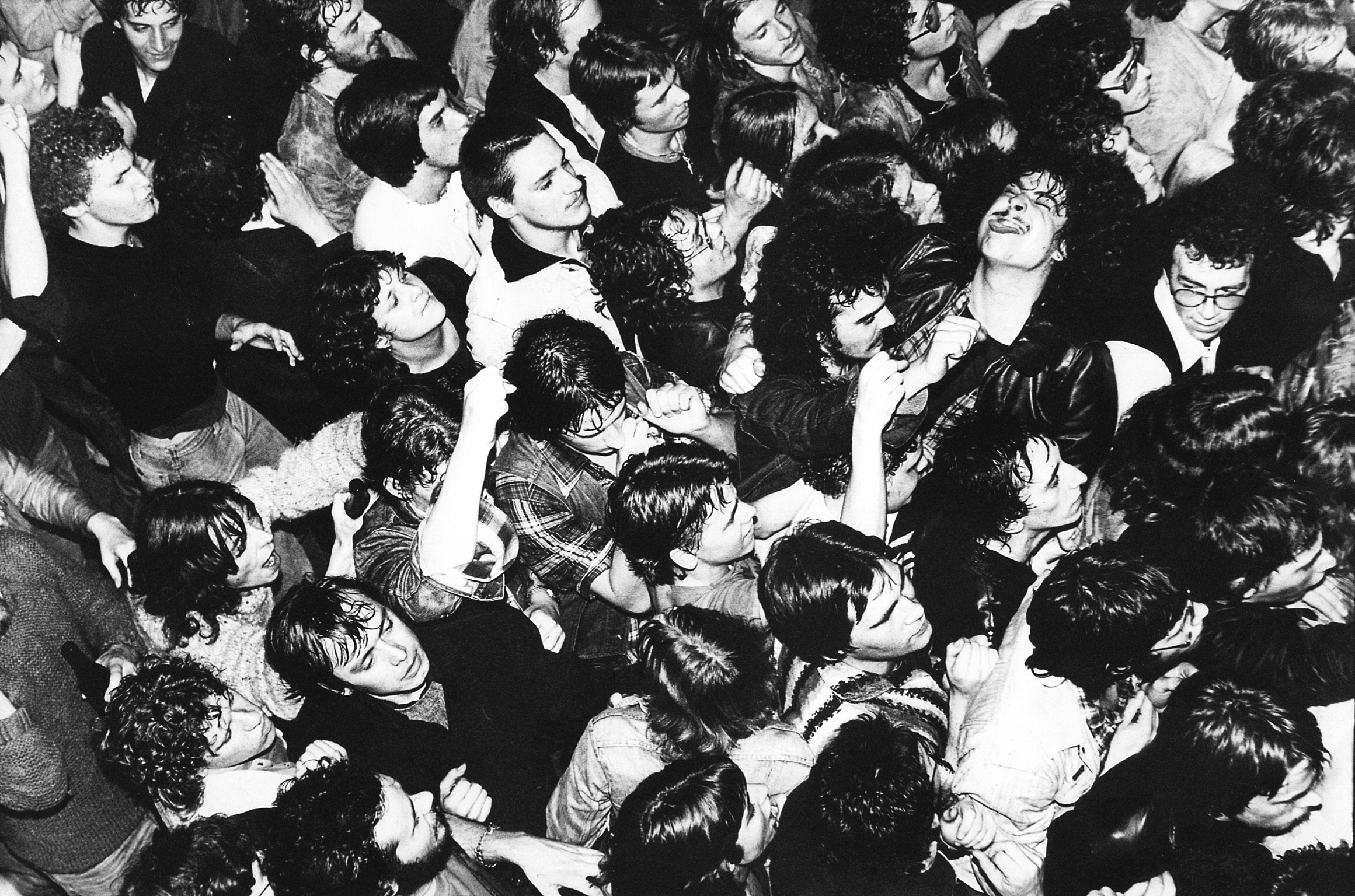 Optreden van Sex Pistols in Posjet 1977. Fotograaf Joop Wever.