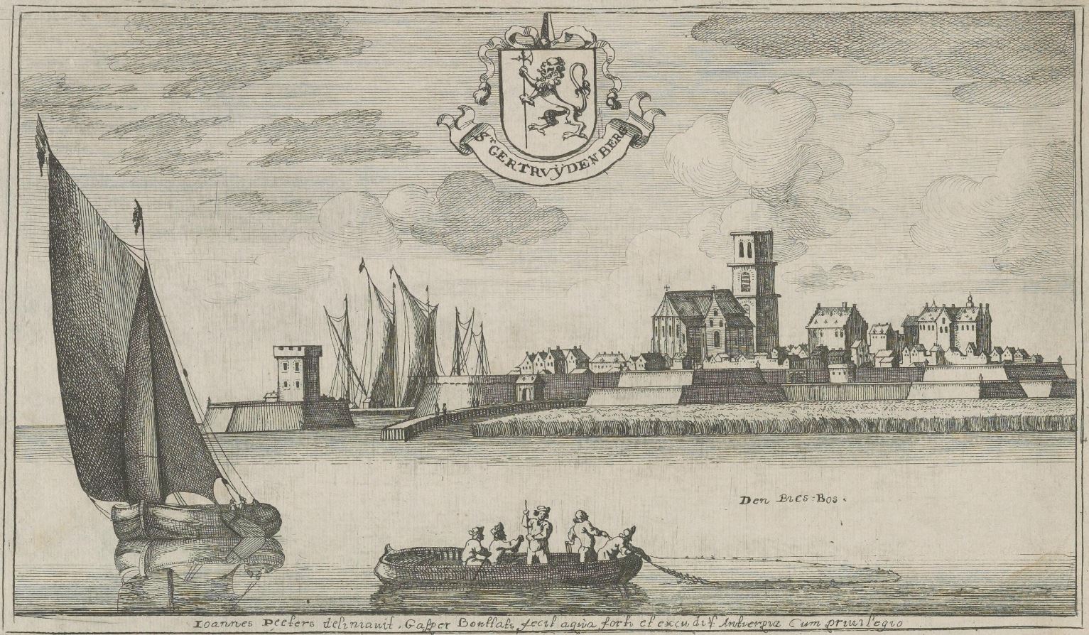 Zicht op Geertruidenberg 1674