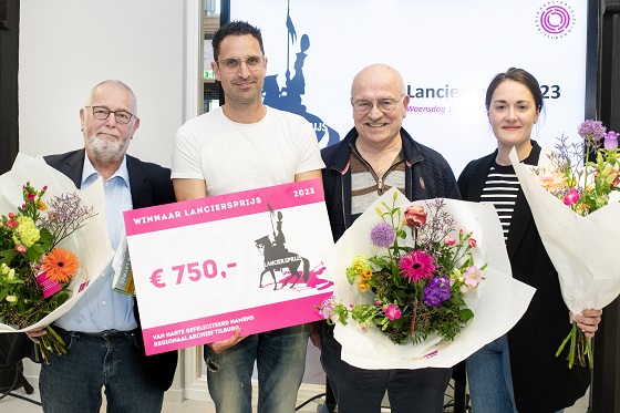 Lanciersprijs 2023 Ger Verschuren, Alex van Dongen, Janus Verhagen, Sanne Schraa 