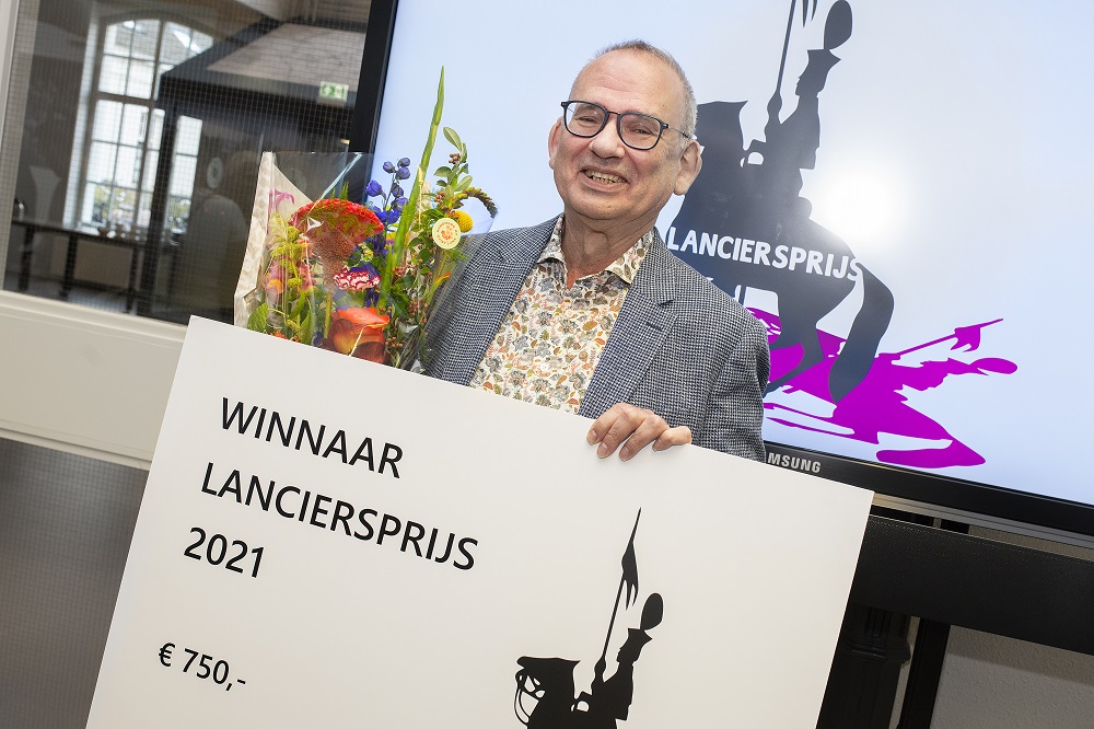 Luc Brants wint de Lanciersprijs. Foto: Maria van der Heyden