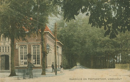 Raadhuis en postkantoor Udenhout, 1915