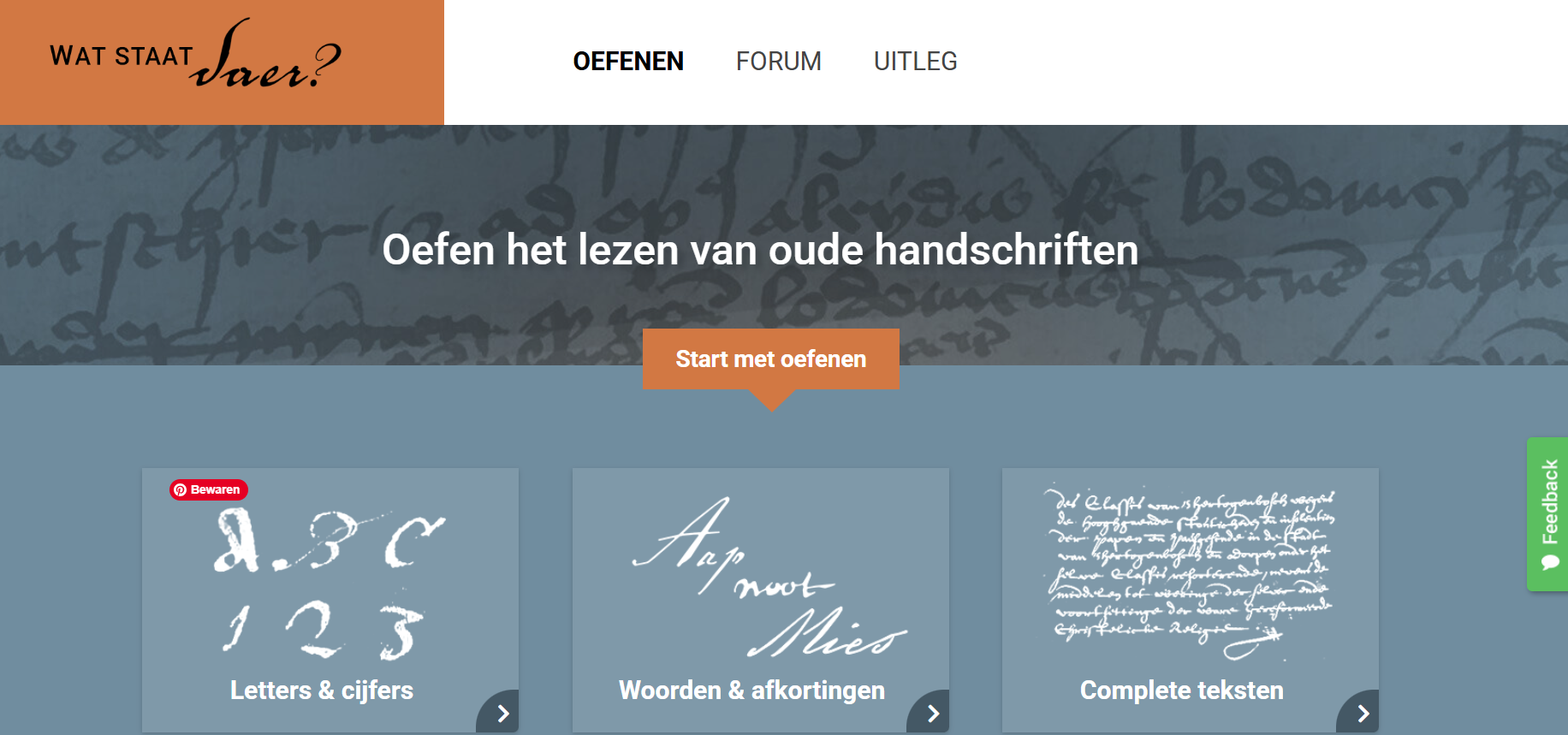 Homepage Watstaatdaer?