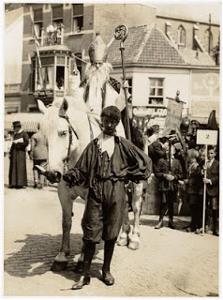 Sinterklaas en zwarte Piet, 1929