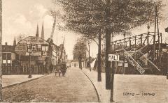 De omweg en Heuvel omstreeks 1900. Foto 653949, collectie Regionaal Archief Tilburg.