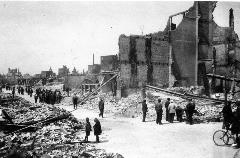 Rotterdam na het bombardement, 15 mei 2015