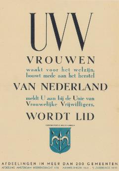 Affiche van de UVV, archief 1726 