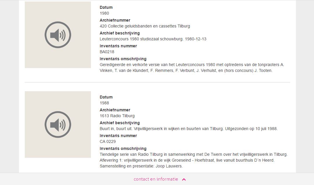 audio-zoekresultaat-lijst