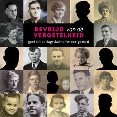 Collage van foto's oorlogsslachtoffers