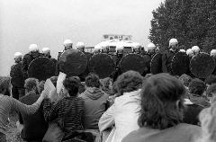 1 Dodewaard, tweede blokkade 1981. Foto: MK Tilburg