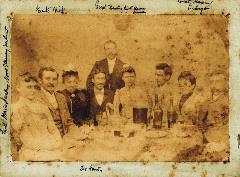 Groepsfoto Tilburgse familieleden Heusen, Verbunt, Kerstens