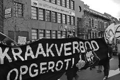 Kraakverbod opgerot. foto: J. Wever