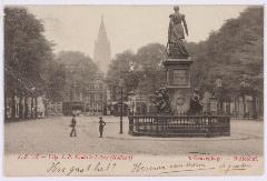Monument voor Willem II in Den Haag in 1902. Fotograaf onbekend, fotonummer 021429