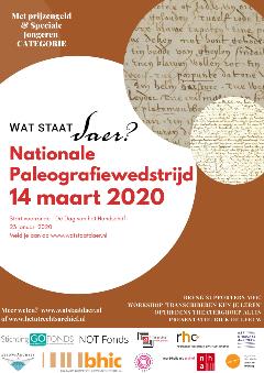 Nationale Paleografiewedstrijd 2020 poster definitief (2)-1