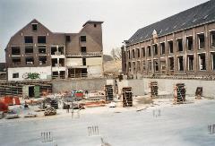 Nieuwbouw Erasstraat. Fotograaf Albert de Natris. 