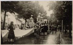 Praalwagen optocht jubileum koningin Wilhelmina september 1948