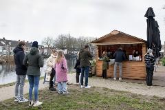 Skihut in de Piushaven. Foto: Maria van der Heyden 17280745