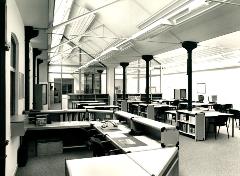 Studiezaal Kazernehof 1988. Foto: Ton van Horssen