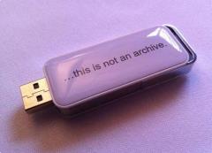 Usb-stick is geen archief