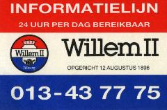 Voetbladclub Willem II Informatielijn