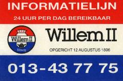 Voetbladclub Willem II Informatielijn Voetbladclub Willem II Informatielijn