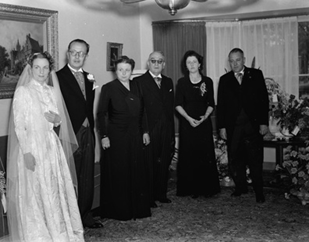 Huwelijk 1949 Persbureau Het Zuiden (1)