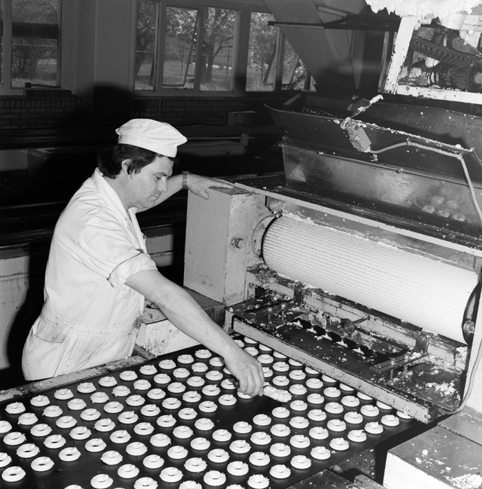 Koekfabriek Goirle, 1979 - Foto door Frans van Aarle
